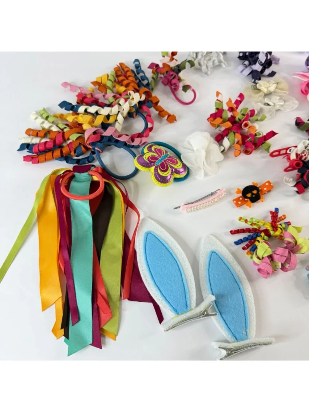 Girls Hair Bows and Accessory Mixed Bundle